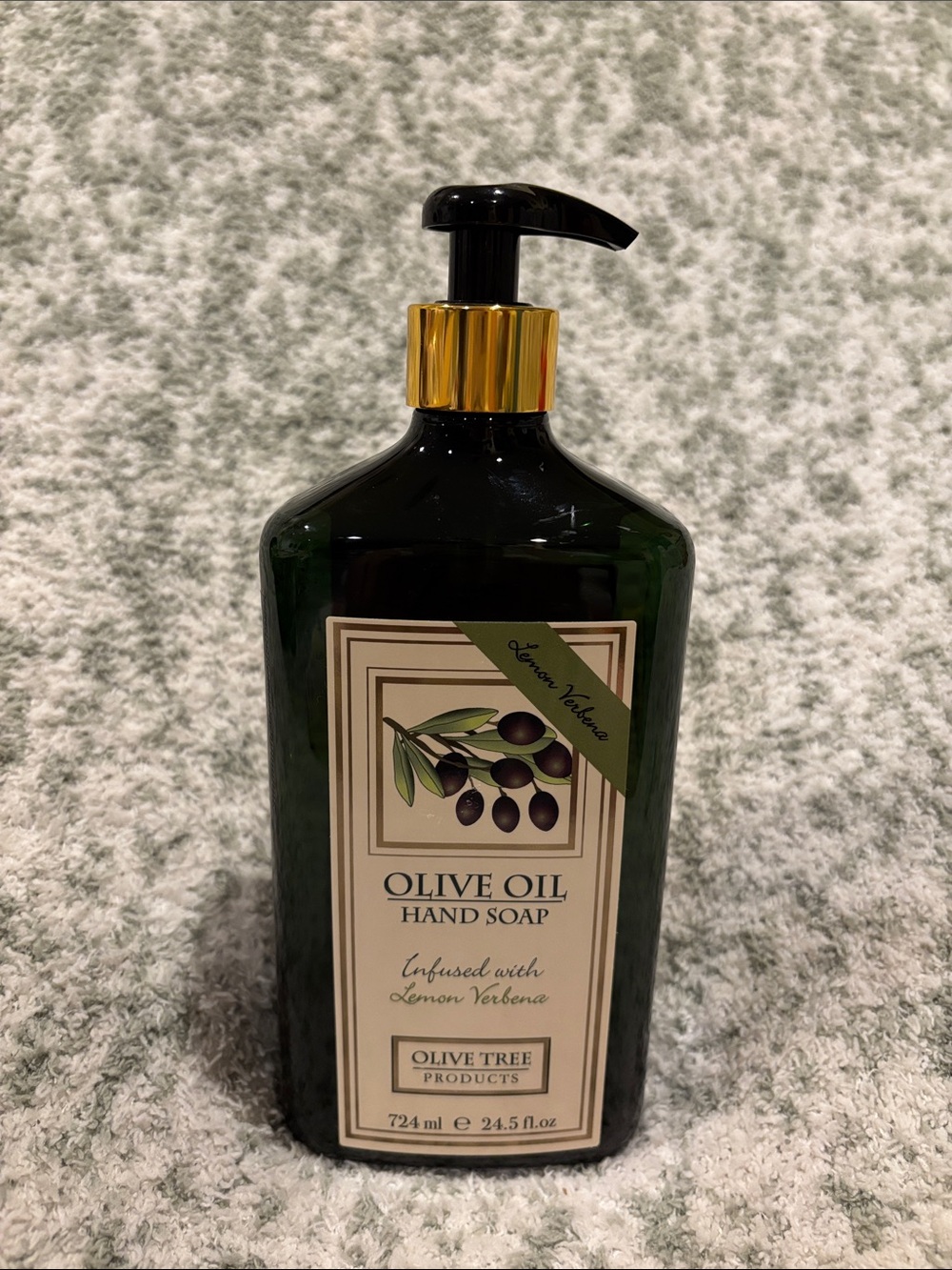Olive Tree Products Scented Olive Oil Hand Soap infused w Lemon Verbena NWT 24.5